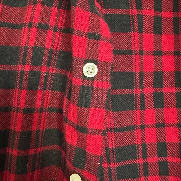 Ralph Lauren POLO Red and Black Plaid Classic Fit Shirt - Picture 3 of 10